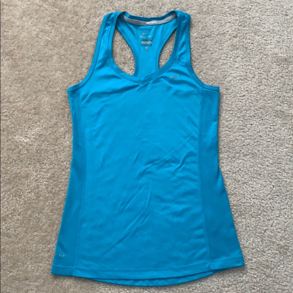 NIKE DRI-FIT Women’s Blue Workout Tank Tee